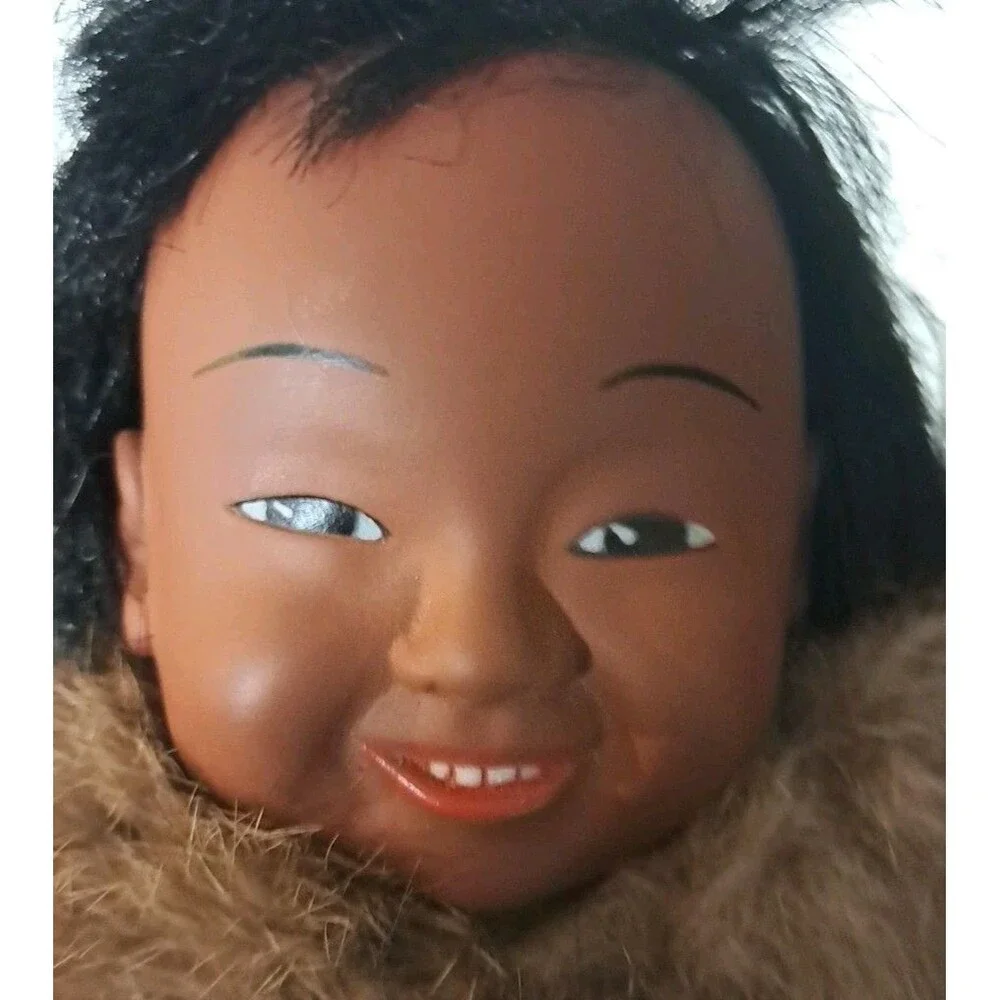Vintage 1960 Koweeka Doll Eskimo 12